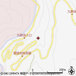 九酔渓温泉　つれづれ周辺の地図