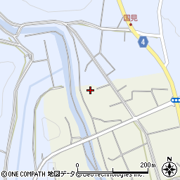 福岡県八女市立花町白木3周辺の地図