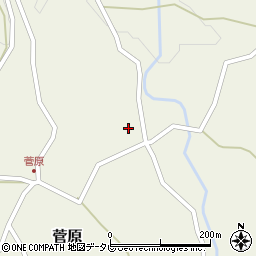 大分県玖珠郡九重町菅原394周辺の地図
