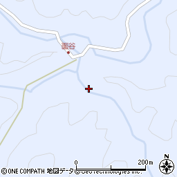 愛媛県北宇和郡松野町上家地358周辺の地図