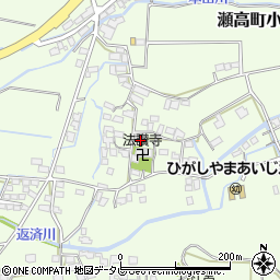 福岡県みやま市瀬高町小田1533周辺の地図