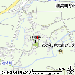 福岡県みやま市瀬高町小田1575周辺の地図