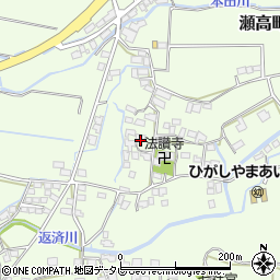 福岡県みやま市瀬高町小田1555周辺の地図