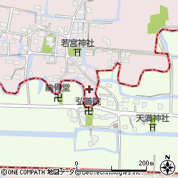 福岡県柳川市三橋町吉開137周辺の地図