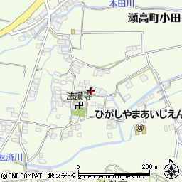 福岡県みやま市瀬高町小田1528周辺の地図