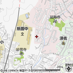 長崎県佐世保市高梨町2-4周辺の地図