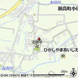 福岡県みやま市瀬高町小田1529周辺の地図
