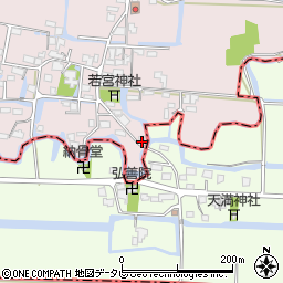 福岡県柳川市三橋町吉開140周辺の地図
