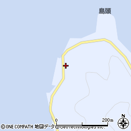 愛媛県宇和島市日振島692周辺の地図