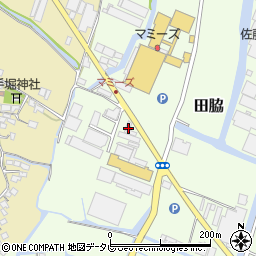 福岡県柳川市田脇164周辺の地図