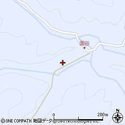 愛媛県北宇和郡松野町上家地413周辺の地図