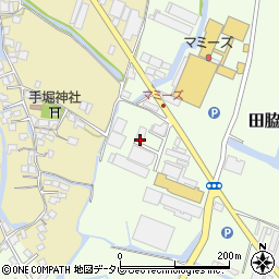 福岡県柳川市田脇161周辺の地図