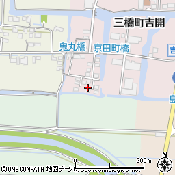 福岡県柳川市三橋町吉開703周辺の地図