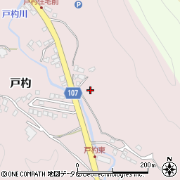 稗木場有田線周辺の地図