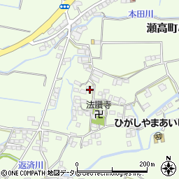 福岡県みやま市瀬高町小田1543周辺の地図