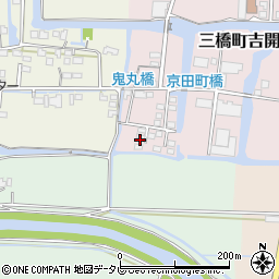 福岡県柳川市三橋町吉開704周辺の地図