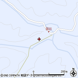 愛媛県北宇和郡松野町上家地414周辺の地図