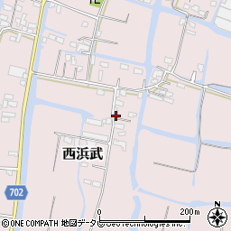 福岡県柳川市西浜武303周辺の地図