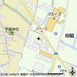 福岡県柳川市田脇162周辺の地図