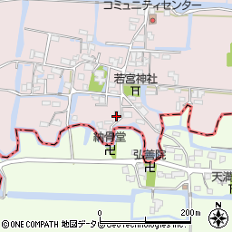 福岡県柳川市三橋町吉開128周辺の地図