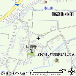 福岡県みやま市瀬高町小田1526周辺の地図