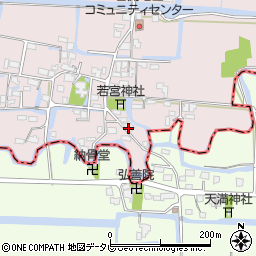 福岡県柳川市三橋町吉開143周辺の地図