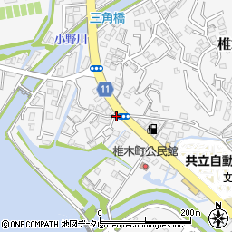 沖田自衛隊入口周辺の地図