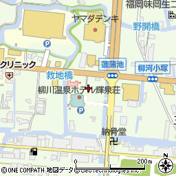 福岡県柳川市三橋町柳河868周辺の地図