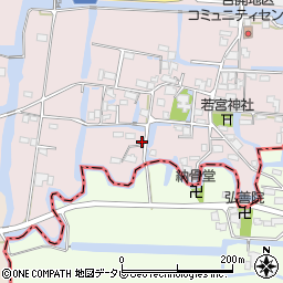 福岡県柳川市三橋町吉開11周辺の地図