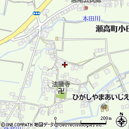 福岡県みやま市瀬高町小田1536周辺の地図