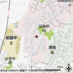 長崎県佐世保市高梨町1-28周辺の地図