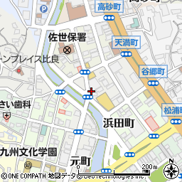 長崎県佐世保市相生町周辺の地図
