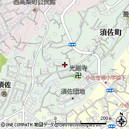長崎県佐世保市須佐町周辺の地図