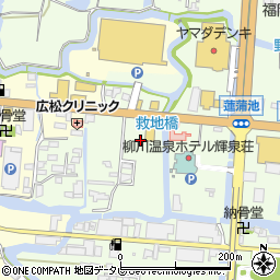 福岡県柳川市三橋町柳河887周辺の地図