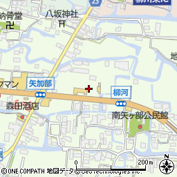 福岡県柳川市三橋町柳河586周辺の地図