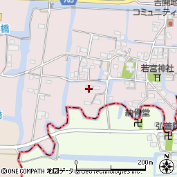 福岡県柳川市三橋町吉開10周辺の地図