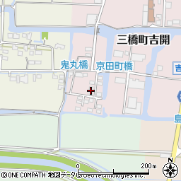福岡県柳川市三橋町吉開702周辺の地図