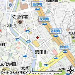 日本通信機器株式会社　佐世保営業所周辺の地図