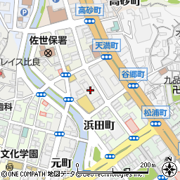 日本通信機器株式会社　佐世保営業所周辺の地図