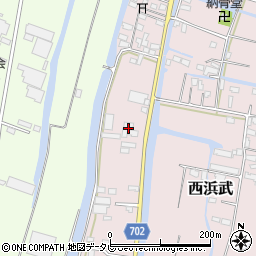 福岡県柳川市西浜武430周辺の地図