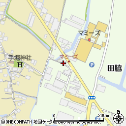 福岡県柳川市田脇152周辺の地図