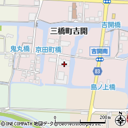 福岡県柳川市三橋町吉開679周辺の地図