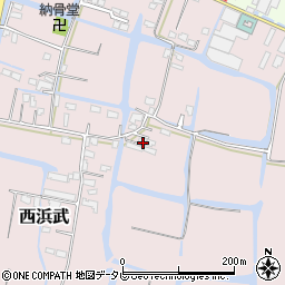 福岡県柳川市西浜武281周辺の地図