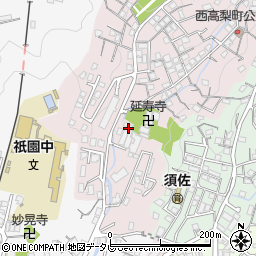 長崎県佐世保市高梨町1-33周辺の地図