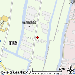 福岡県柳川市田脇335周辺の地図