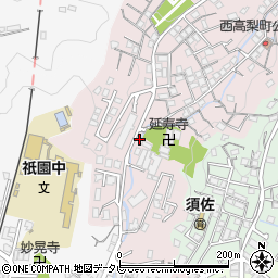 長崎県佐世保市高梨町1-34周辺の地図