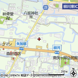 福岡県柳川市三橋町柳河655周辺の地図