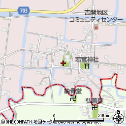 福岡県柳川市三橋町吉開107周辺の地図