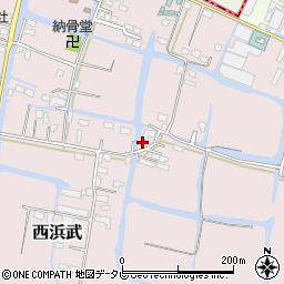 福岡県柳川市西浜武280-2周辺の地図