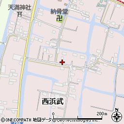 福岡県柳川市西浜武295周辺の地図